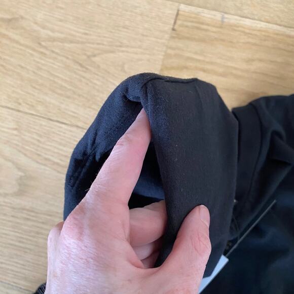 AFRM - Padded Shoulder Ruched Side Sleeveless Tank Top in Black - Picture 4 of 5